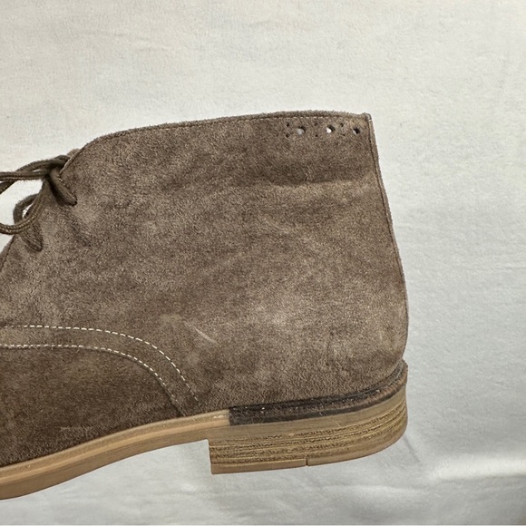 Hush Puppies Bailey suede tan brown chukka lace up ankle boot bootie leather - Picture 3 of 11